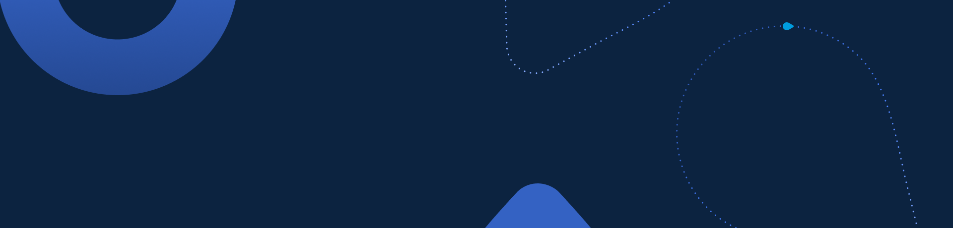 Diseño de fondo abstracto Fondo corporativo azul marino con formas geométricas curvas y líneas de puntos en tonos azules claros.