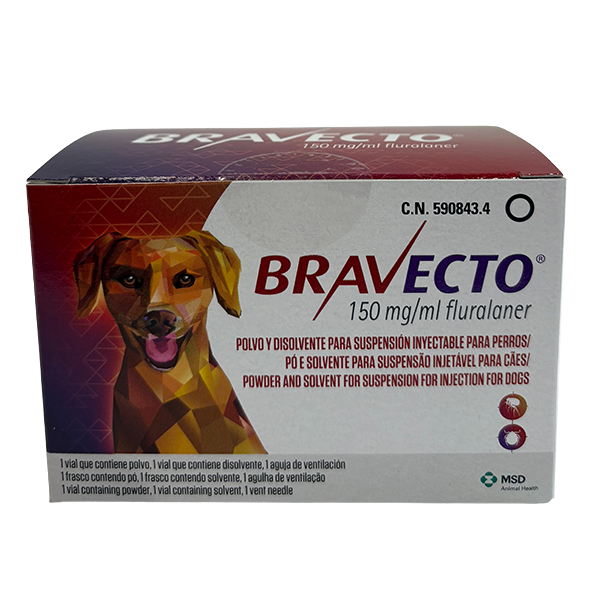 Bravecto® inyectable Farmacológicos de MSD Animal Health