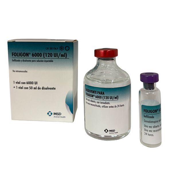 Foligon® 6000 (120 UI/ml) Farmacológicos de MSD Animal Health