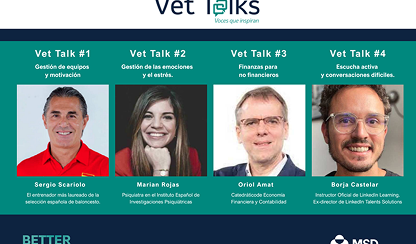 MSD Animal Health continúa impulsando su campaña “Better with Vets: la salud de las mascotas, mejor con los veterinarios” mediante sus charlas “VetTalks: voces que inspiran”