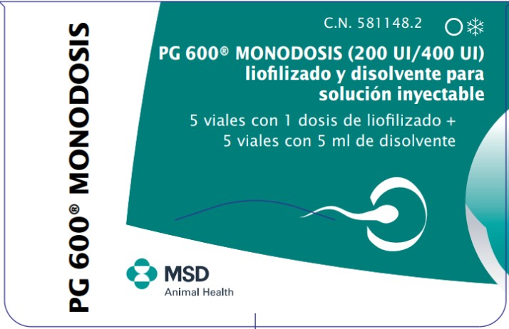 Pack Shot de PG 600 monodosis
