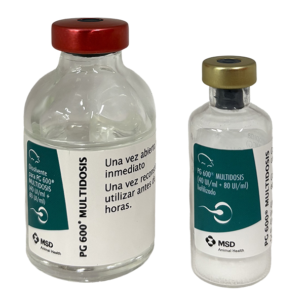 PG 600® Mutidosis farmacológicos de MSD Animal Health