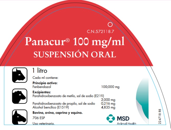 Pack shot de Panacur 100 mg/ml