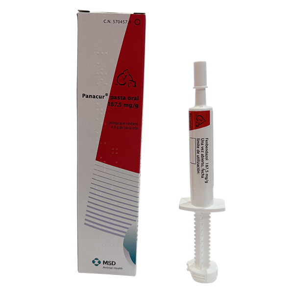 Panacur® Pasta Oral Panacur® Pasta Oral farmacológicos de MSD Animal Health