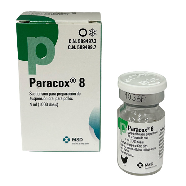 Paracox® 8 inmunológicos de MSD Animal Health