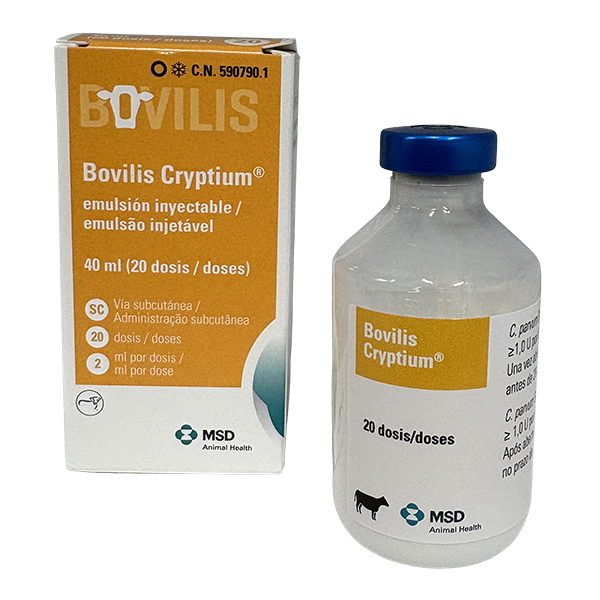 Bovilis Cryptium 40 ml 20 dosis Bovilis Cryptium® Inmunológicos de MSD Animal Health