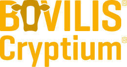 Bovilis Cryptium in yellow font