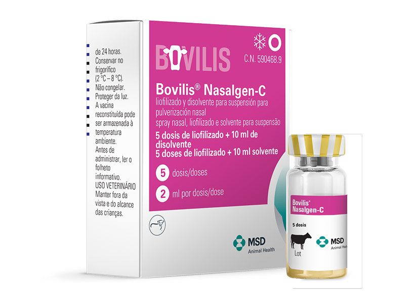 Caja y frasco de Bovilis Nasalgen-C