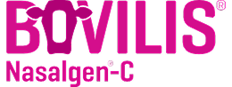 Logotipo de Bovilis Nasalgen-C en color magenta